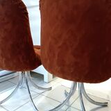 Suite of 6 chairs of italian vintage design year 1970