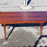 Vintage Scandinavian dining table with extensions