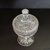 Glass sugar bowl