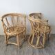 Pair of rattan armchairs from the 60/70s