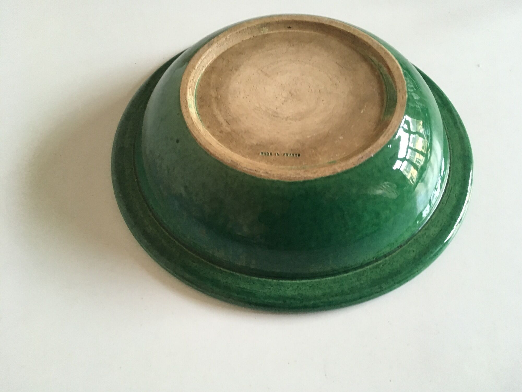 Dish glazed terracotta 50 Vallauris