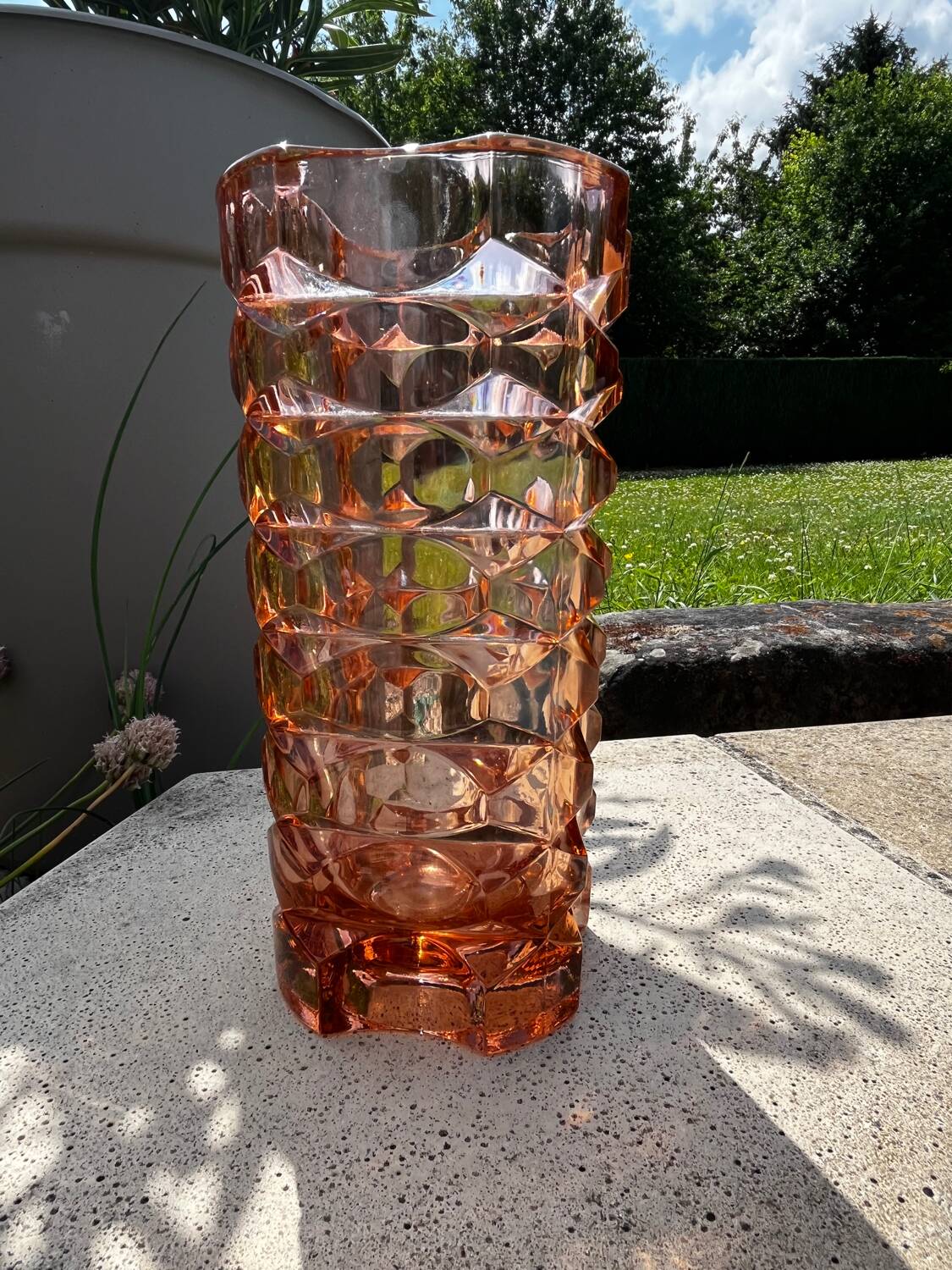 Rosaline Luminarc Glass Vase – 1970s – Verrerie d'Arques