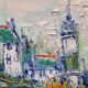 Yolande Ardissone (1927-2024) - Oil on canvas - Doëlan Lighthouse, Brittany