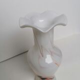Vase verre blushé