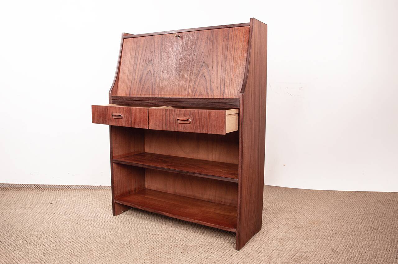 Secretary, Scandinavian desk in teak from 1960.