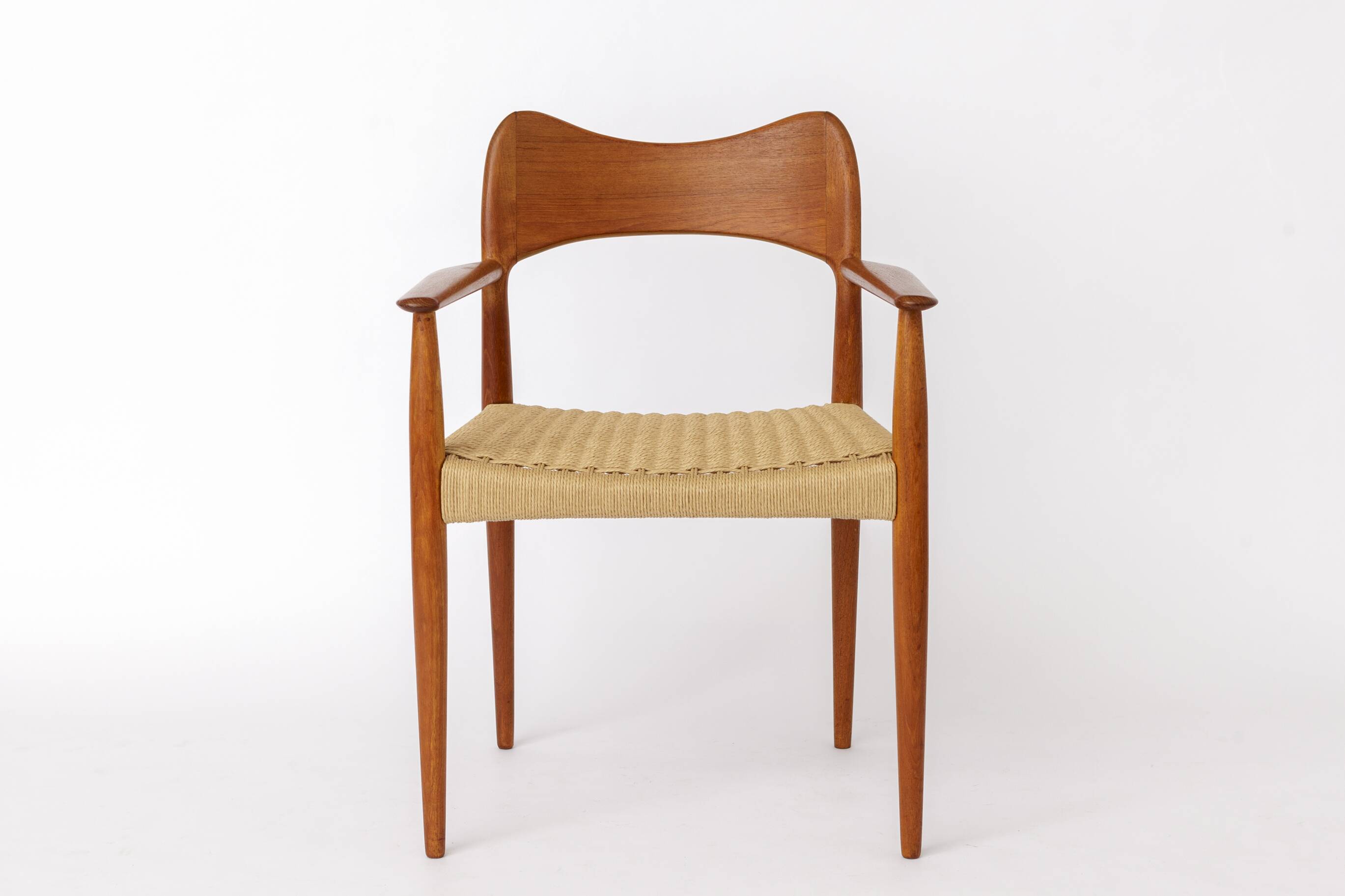 Rare Danish Teak Armchair by Arne Hovmand-Olsen for Mogens Kold, 1960s
