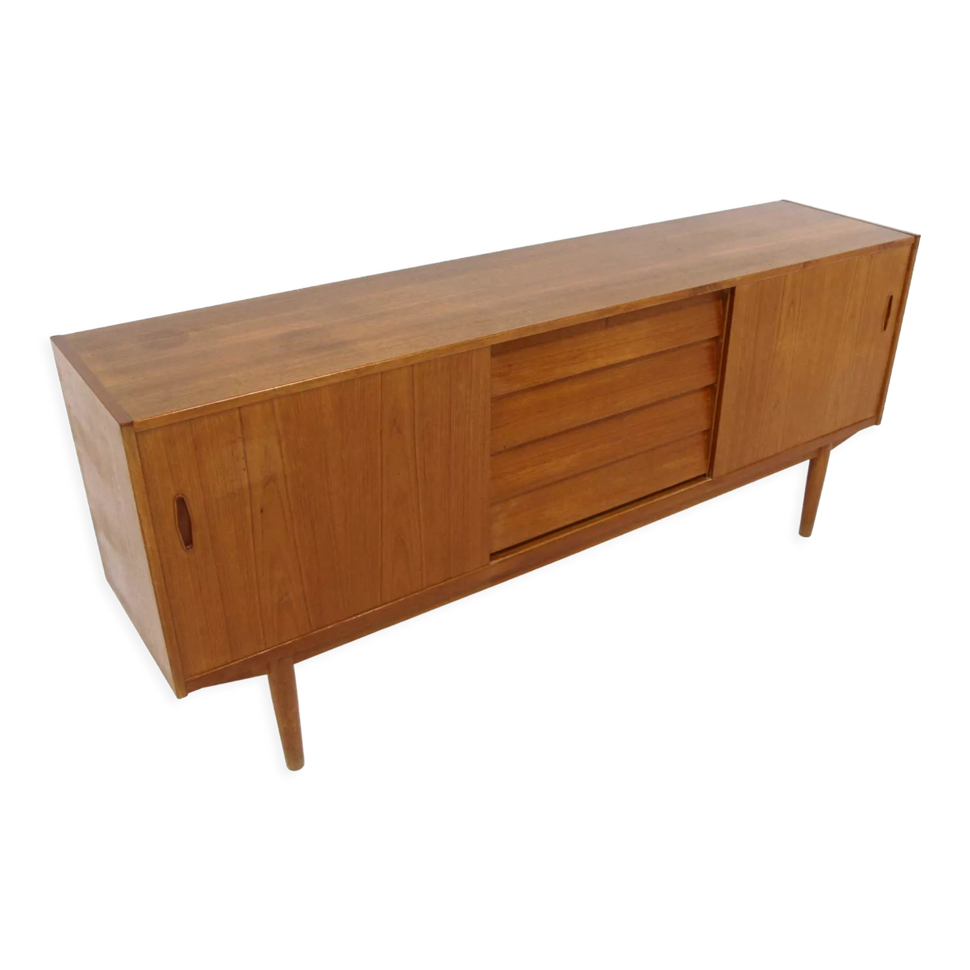 Scandinavian teak enfilade "Trio", Nils Jonsson, Troeds, Sweden, 1960