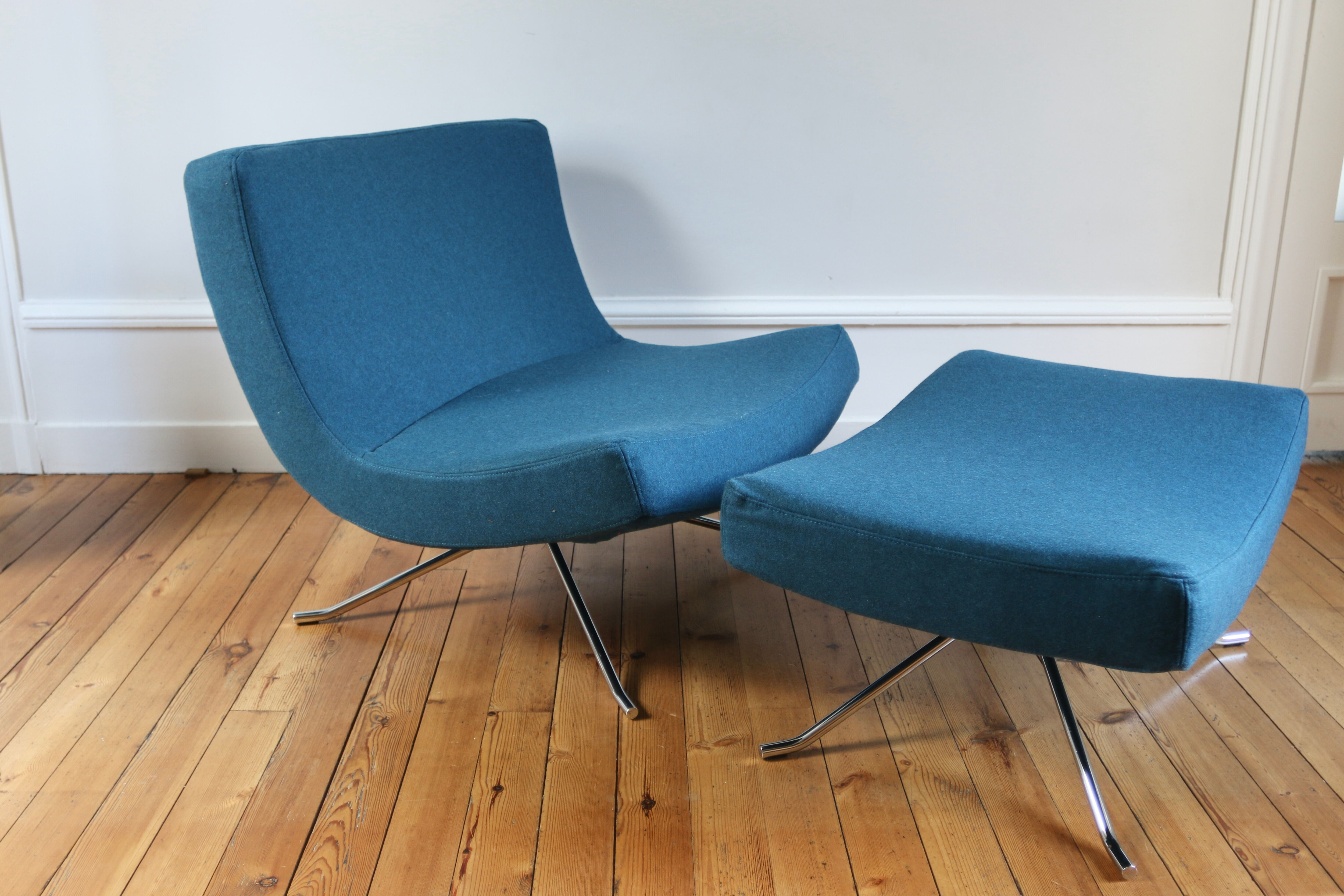 Armchair and ottoman "POP" Christian Werner Roset Line