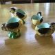 4 coquetiers poussins