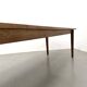 Farm table with tapered legs, L 260 cm