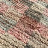 Modern berber rug boujad wool