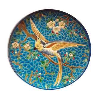 Assiette Perroquet  J.vieillard (A De Caranza)