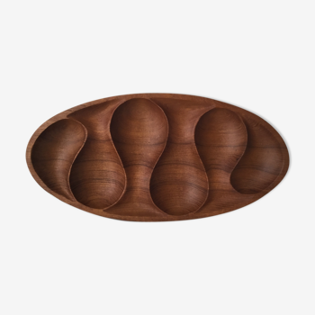 Solid wooden dish