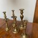 Bougeoirs en laiton