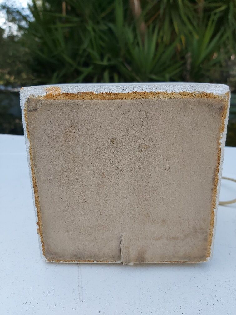 Vintage stone lamp 70s