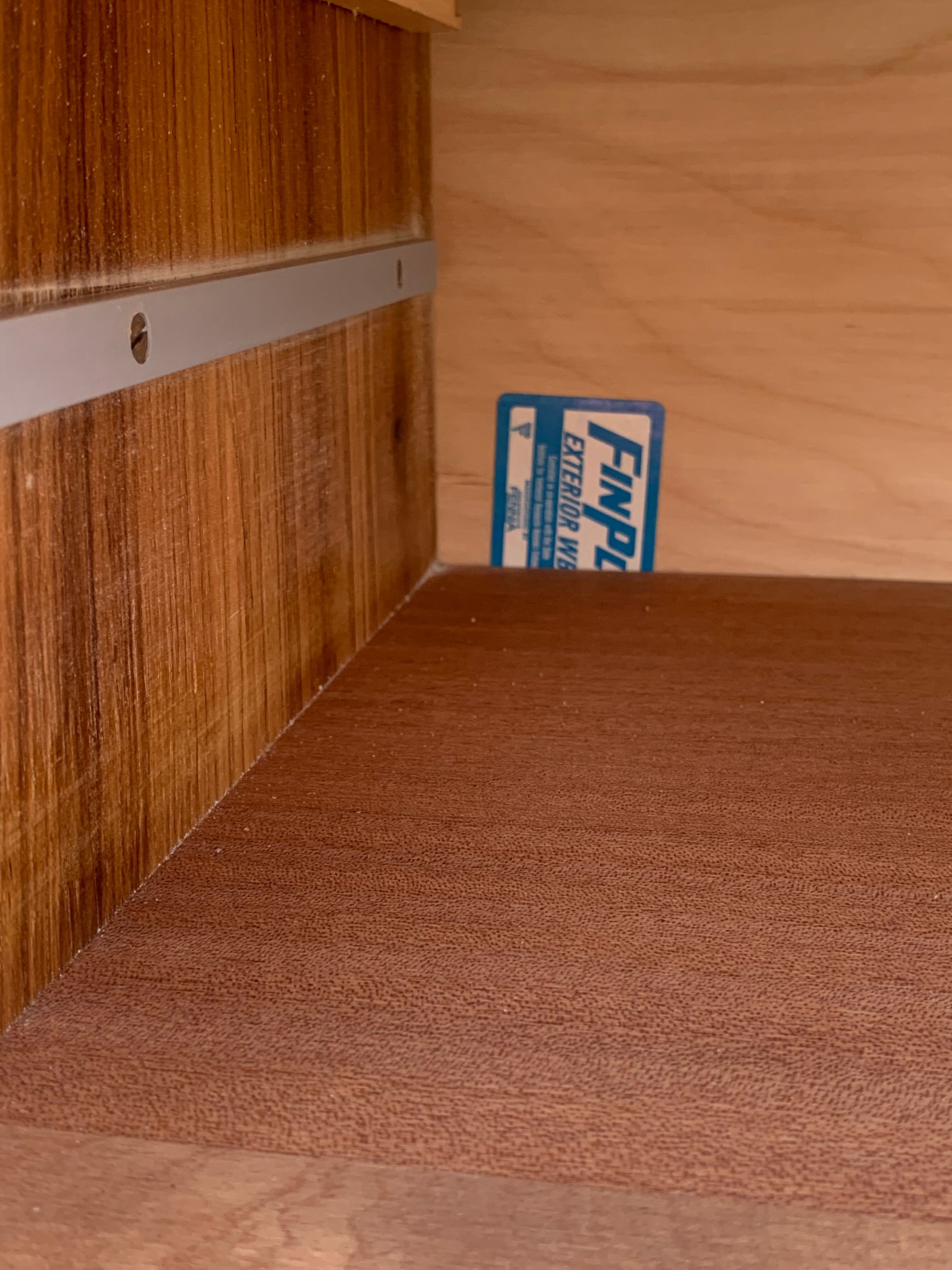 Secretary chest of drawers Teak by Arne Wahl Iversen for Falster Modelfabrik 1960