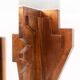 Matteo Ceccarelli. Sculptural table in "brutalist" style. 1980s.