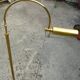 lampadaire liseuse bronze dore italie