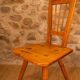 19th Century Alsatian Farm Chair, Waxed Finish