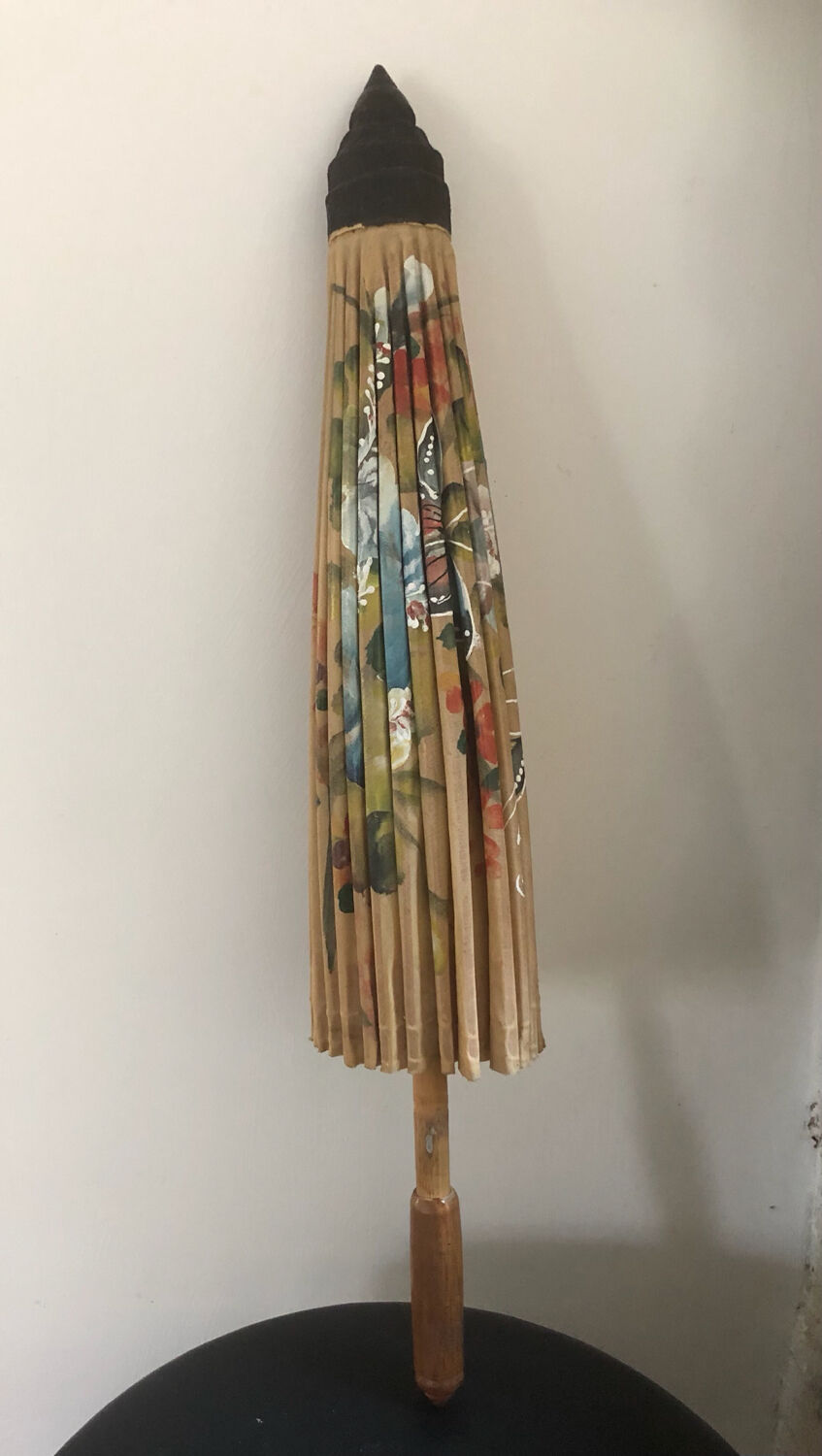 Vintage hand-painted Japanese umbrella