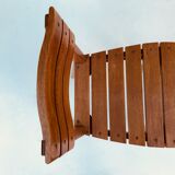 Suite of 6 oak chairs 1960