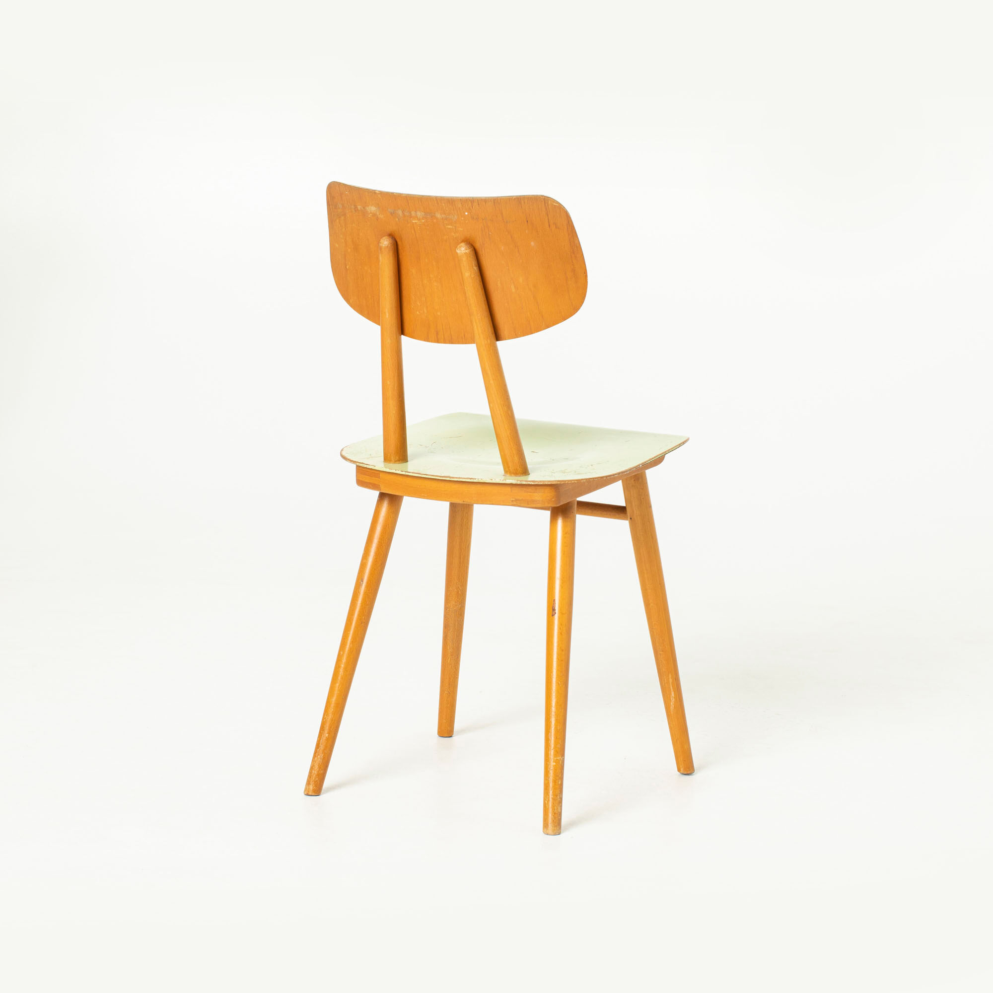 Set of 4 dining chairs by TON, Czechoslovakia, 1960s