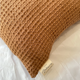Coussin Gaufré vieux rose