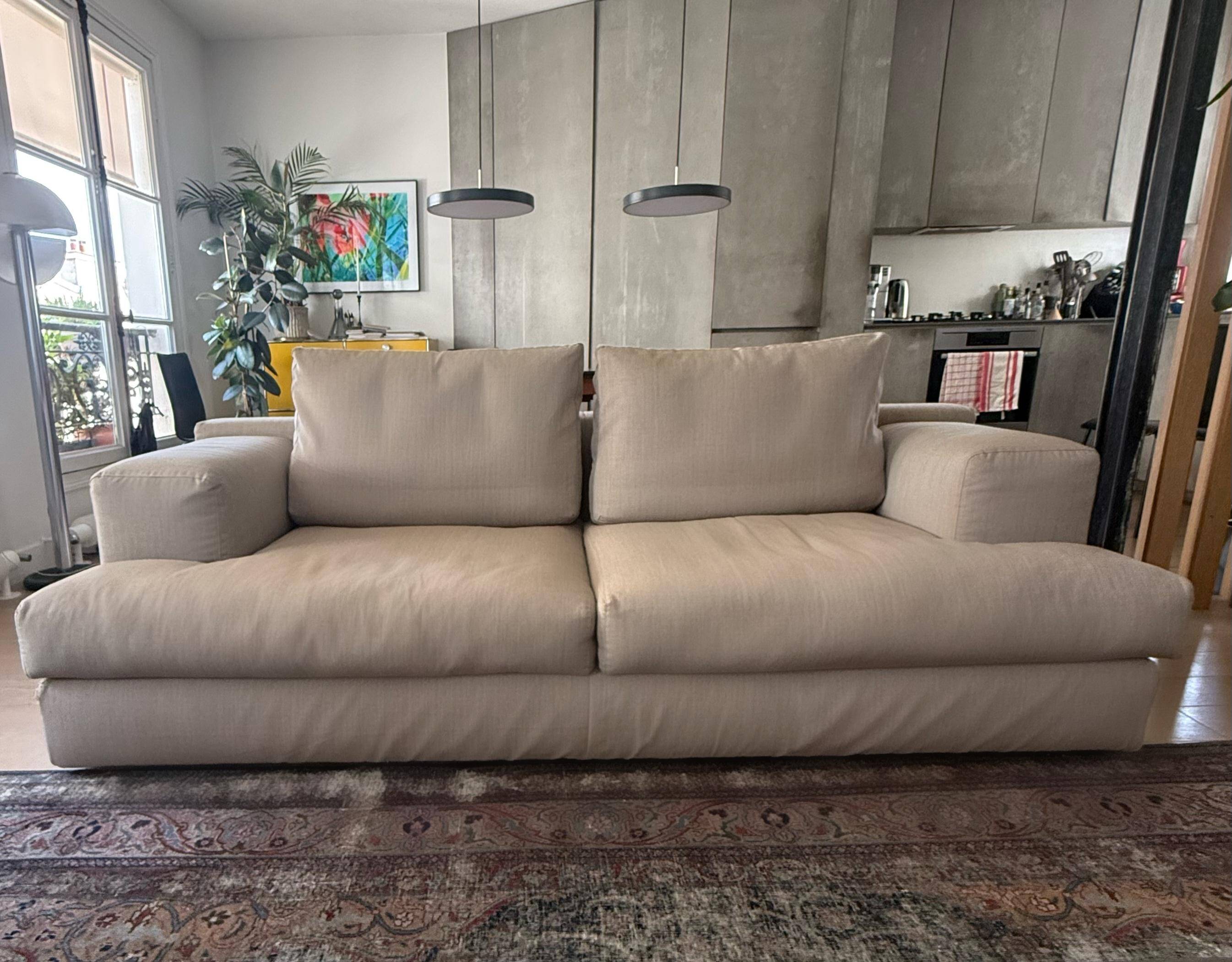 Miloe sofa by Piero Lissoni for Cassina