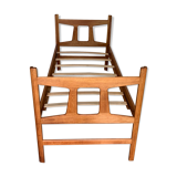 Daybed bed bench in vintage solid oak - 2 available