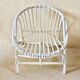 Fauteuil d'enfant en rotin vintage
