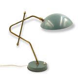 Light blue table lamp, France 1960s