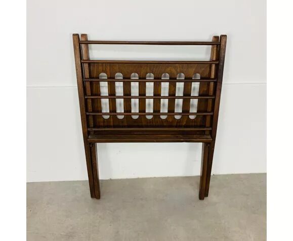 Scandinavian folding magazine door wood 60s