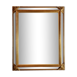 Vintage Venetian style beveled mirror with parecloses, 74 cm