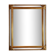 Miroir biseauté vintage de style vénitien à parecloses 74 cm
