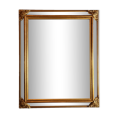 Miroir biseauté vintage de style vénitien à parecloses 74 cm