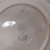 Set of 6 old flat ceramic plates VILLEROY and BOCH "Alt Strassburg"
