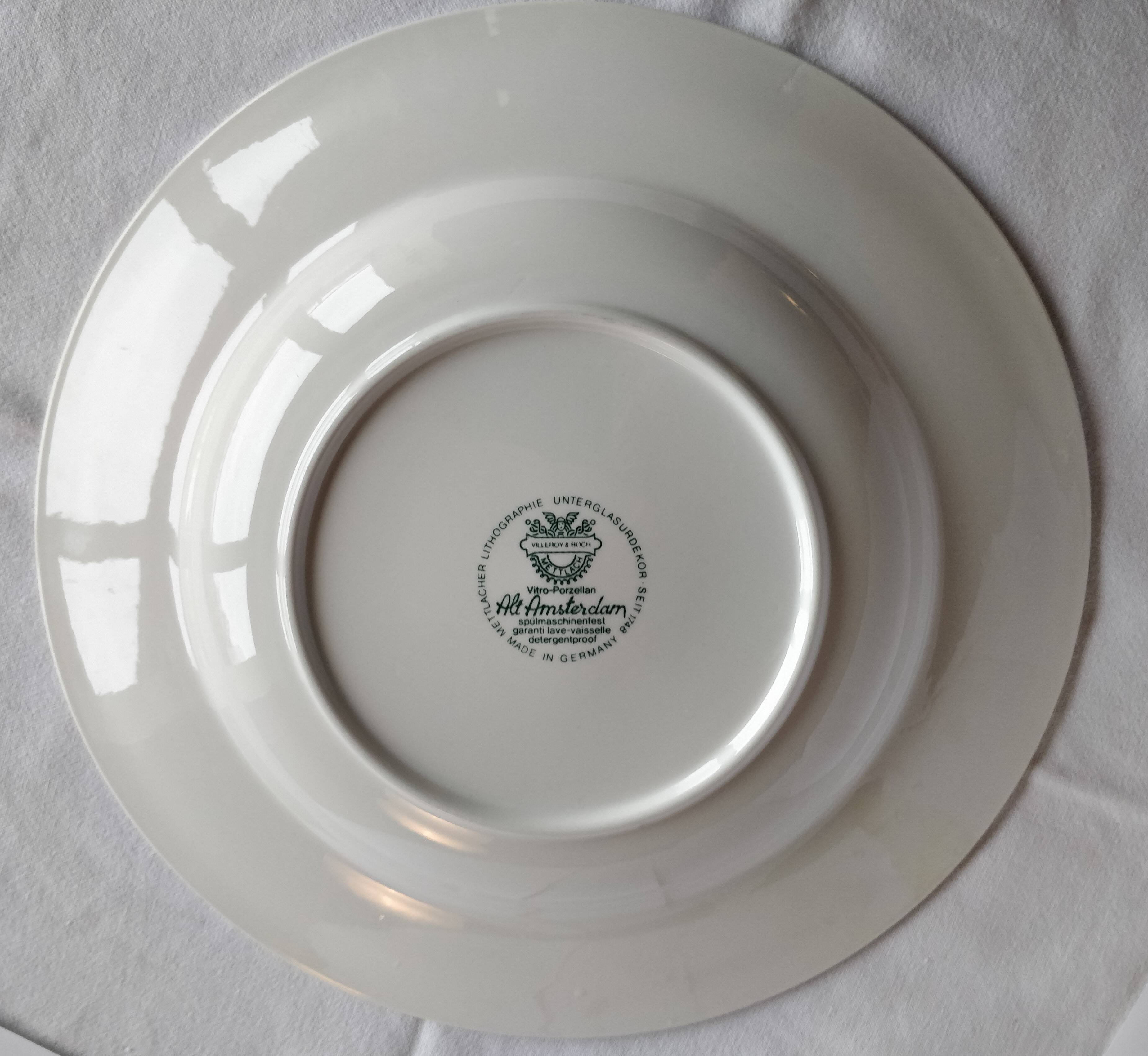 Round hollow serving dish villeroy & boch "alt amsterdam"