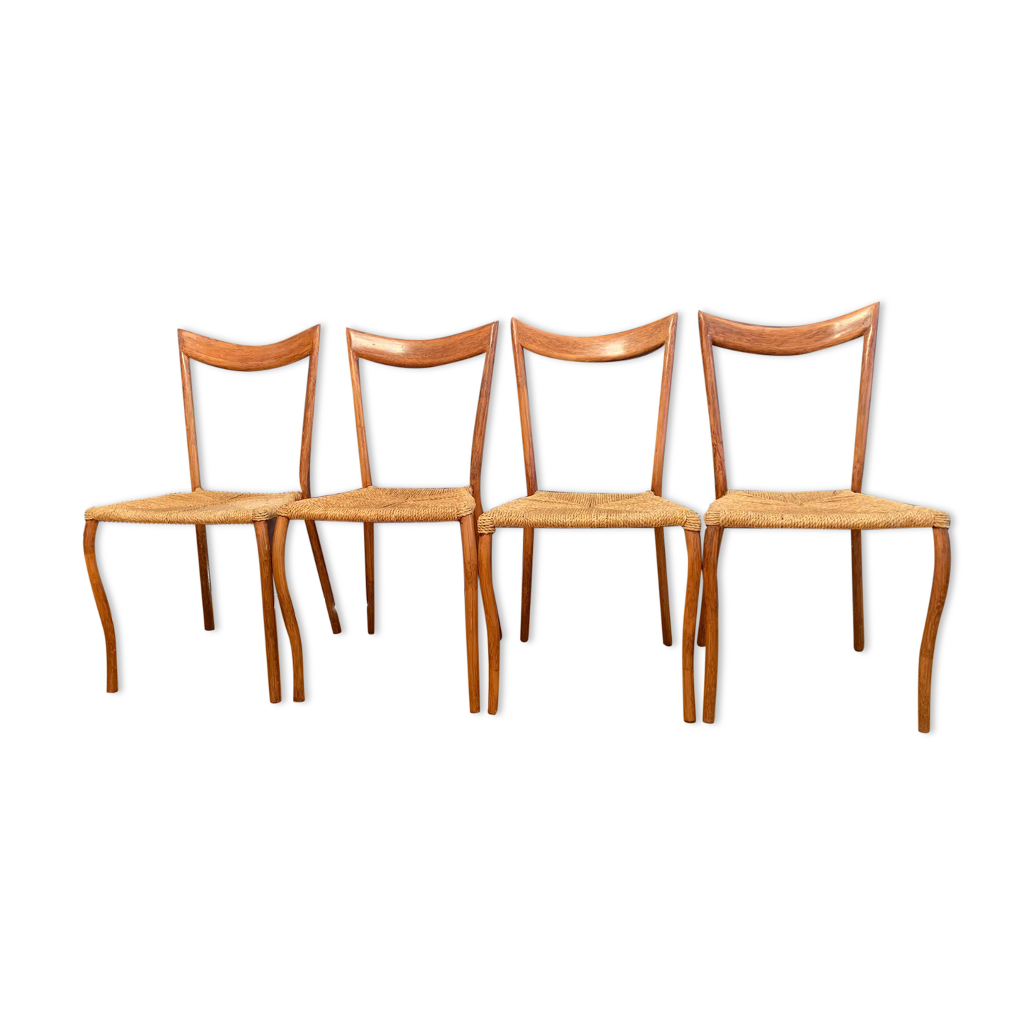A set of four chairs, 1960s