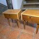 Pair of oak bedside tables from the 1960s.
