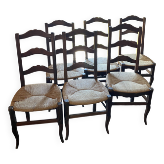 Ancienne chaise paille