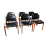 Set of 6 chairs Arne Vodder 1960