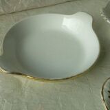 Fire-fired porcelain egg dishes