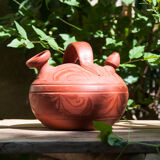 Terracotta jug