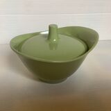 Designer khaki green sugar bowl
