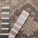 Vintage Turkish Oushak Rug Handwoven 86x733 cm