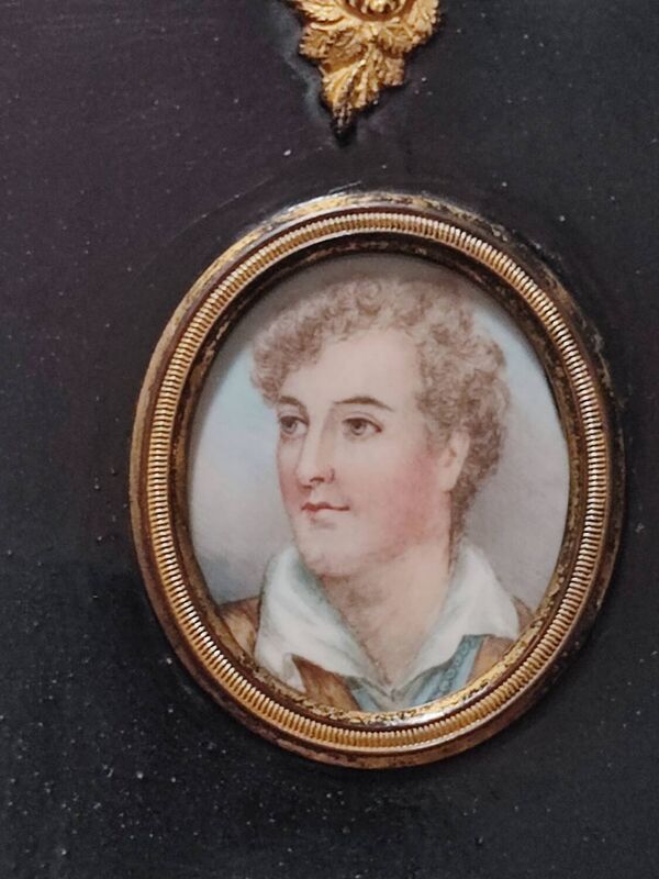 Portrait miniature : Lord Byron