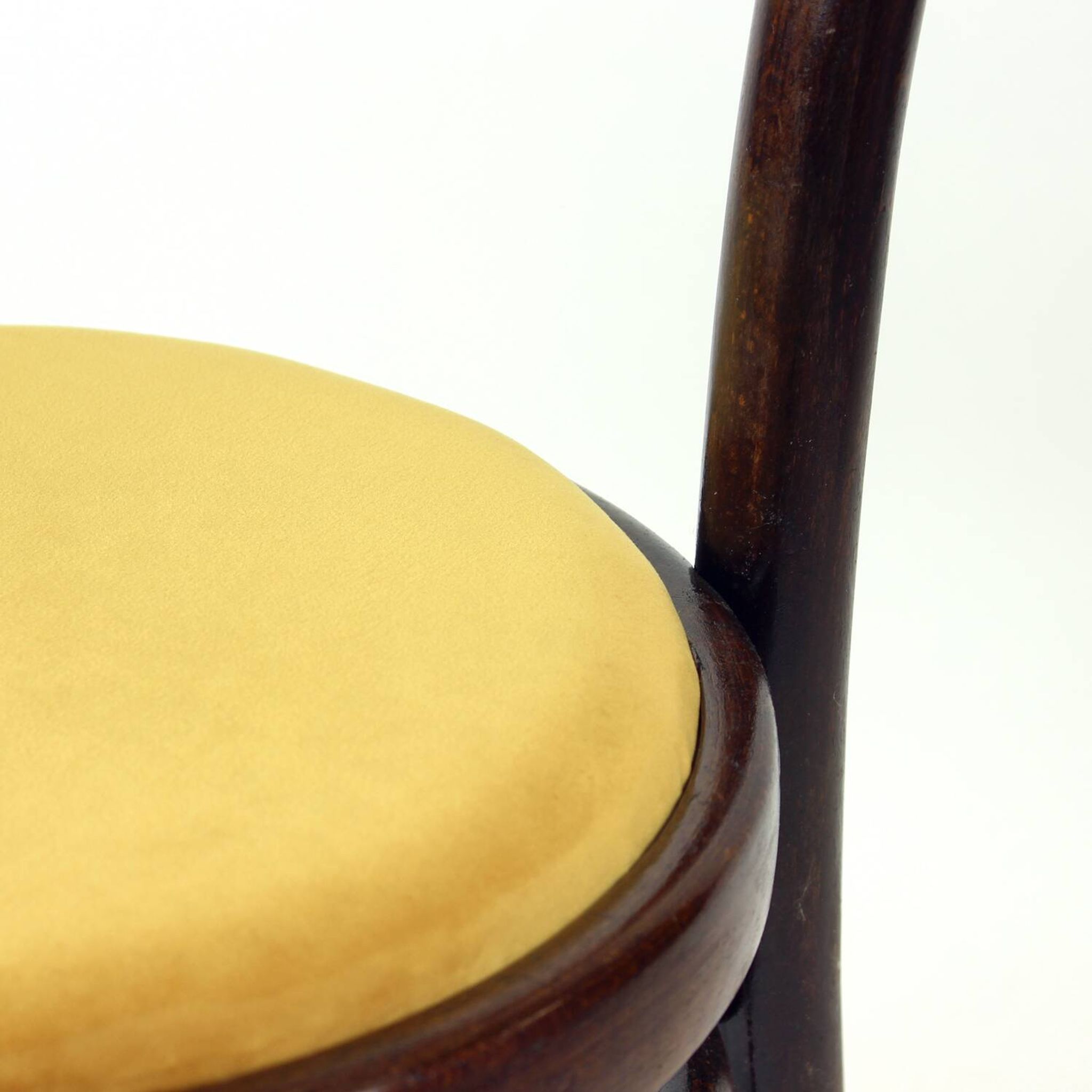 Vintage Bentwood Chair, Thonet Design, Czechoslovakia 1940s