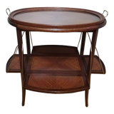 Art deco dessert in mahogany and marquetry