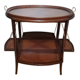 Art deco dessert in mahogany and marquetry
