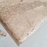 Travertine coffee table